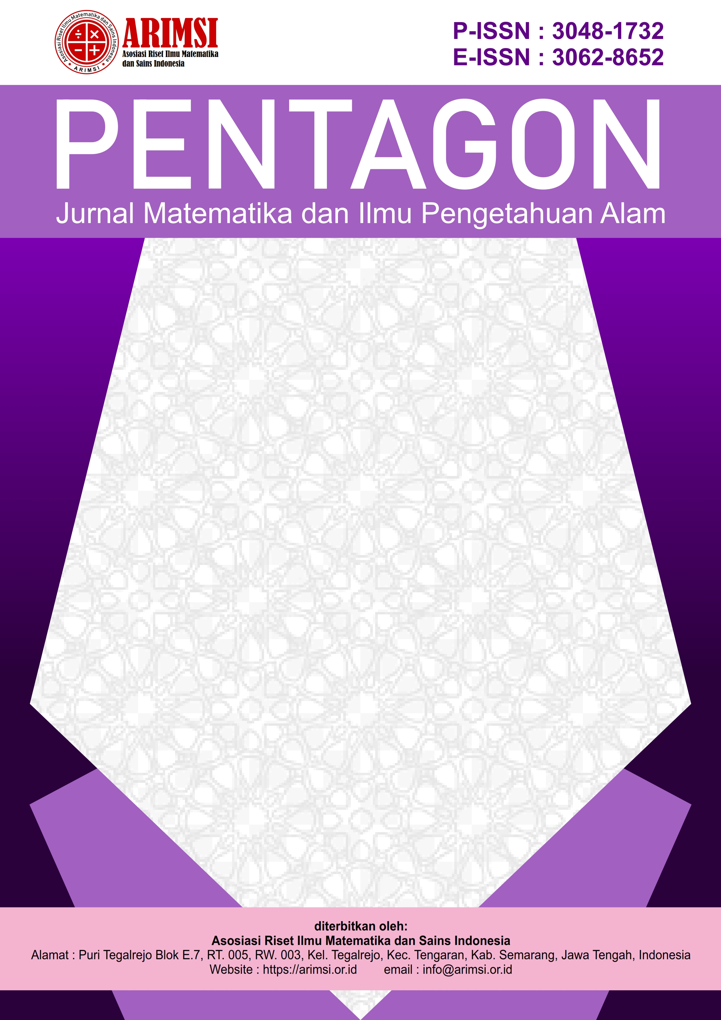 					View Vol. 4 No. 2 (2026): Juni: Pentagon : Jurnal Matematika dan Ilmu Pengetahuan Alam
				